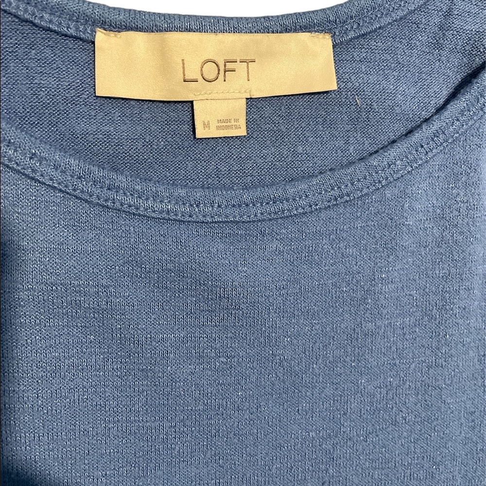 Loft Woman’s Peplum Blouse Top** Bin 3 - Picture 2 of 4